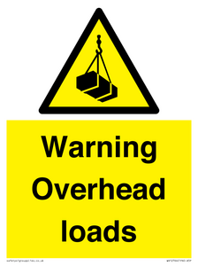 Warning Overhead loads